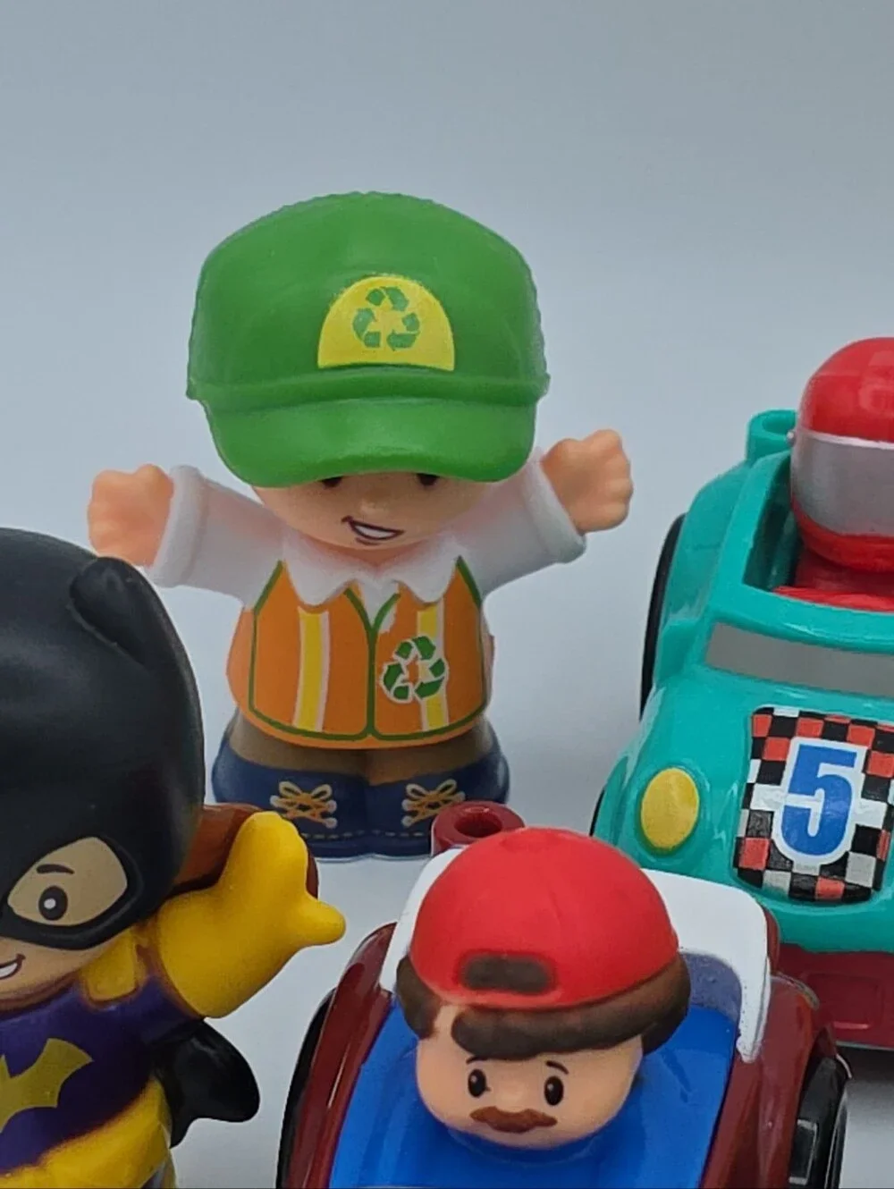Little People Lot Of 10 Disney,‎ Batman, Hotwheels, Gamer Dad, Polar Bear